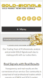Mobile Screenshot of gold-signals.net